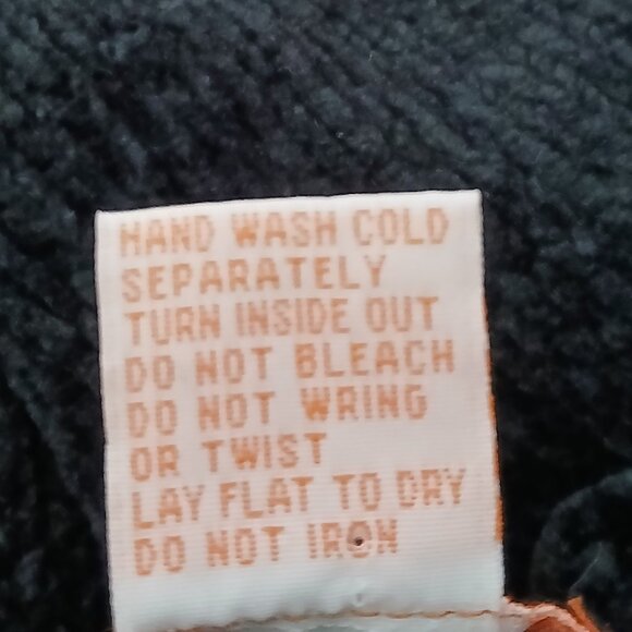 NWT Hearts Of Palm Cardigan Sweater XL Black Chenille Beaded Embroidered - Picture 10 of 10